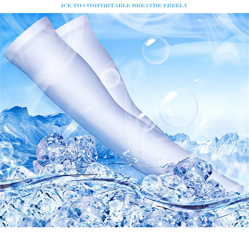 Winter Gear Accessories: Unisex, Breathable, Quick Dry, UV Protection Oversleeve Arm for Running Sports / Rungear