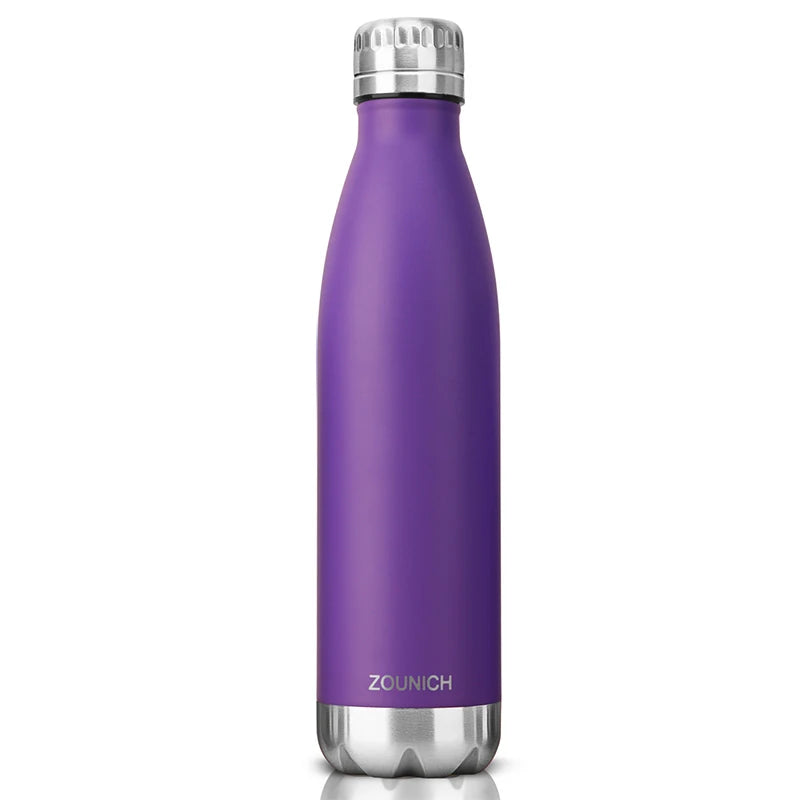 Hydration Gear Accessories: ZORRI Double-Wall, Insulated, Thermal Vacuum Water Bottle 350ml/500ml/650ml / Rungear