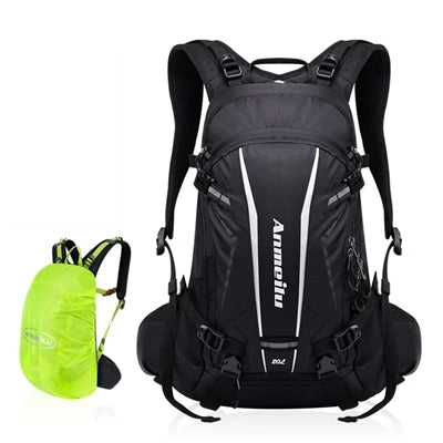Trail Gear Accessories: 20L Waterproof, Breathable, Lightweight Hydration Backpack With Bladder and Rain Cover / Rungear