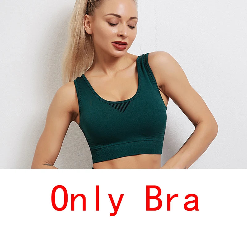 Women's Activewear Apparel: Seamless, Sports Bra and Leggings Set Workout Gear, Plus Size / Rungear