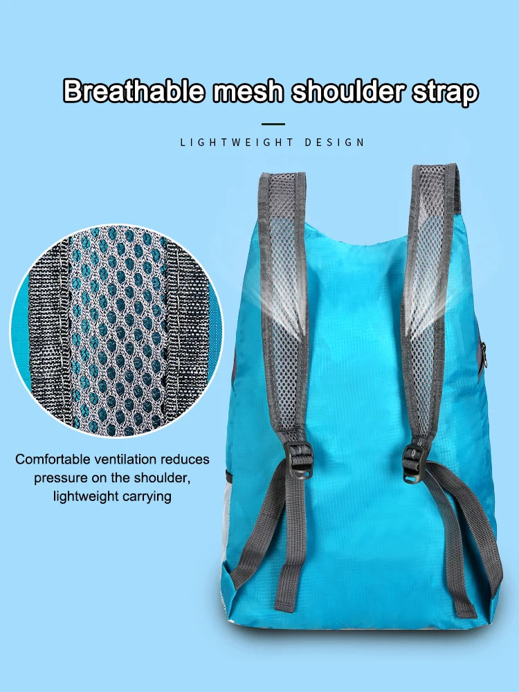 Lightweight Trail Accessories: Foldable, Ultralight, Outdoor Packable, Waterproof, Backpack for Hiking Travel Small Backpack / Rungear