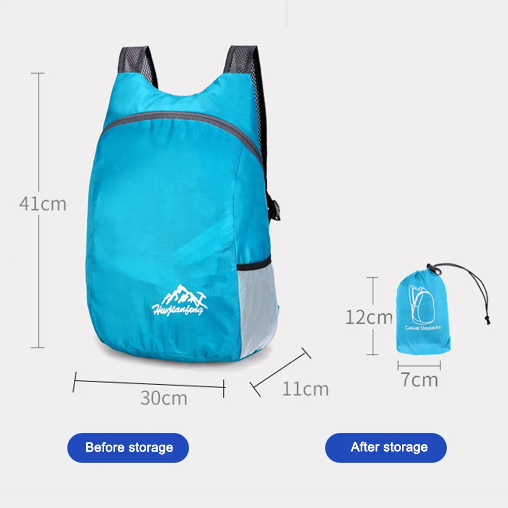 Lightweight Trail Accessories: Foldable, Ultralight, Outdoor Packable, Waterproof, Backpack for Hiking Travel Small Backpack / Rungear