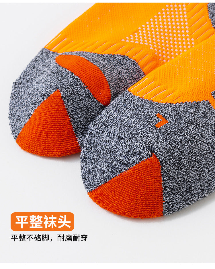 2025 Unisex Professional Thick Cushioned Low Cut Marathon Running Sports Ankle Socks