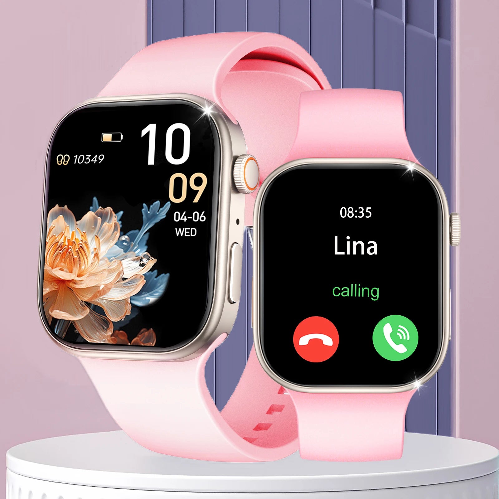 Tech Accessories Gear: Smart Watch with 2.02-Inch HD Display – Wireless Calling, Dialing, Alarm, Message Notifications, Fitness Tracking, Music Control. / Rungear