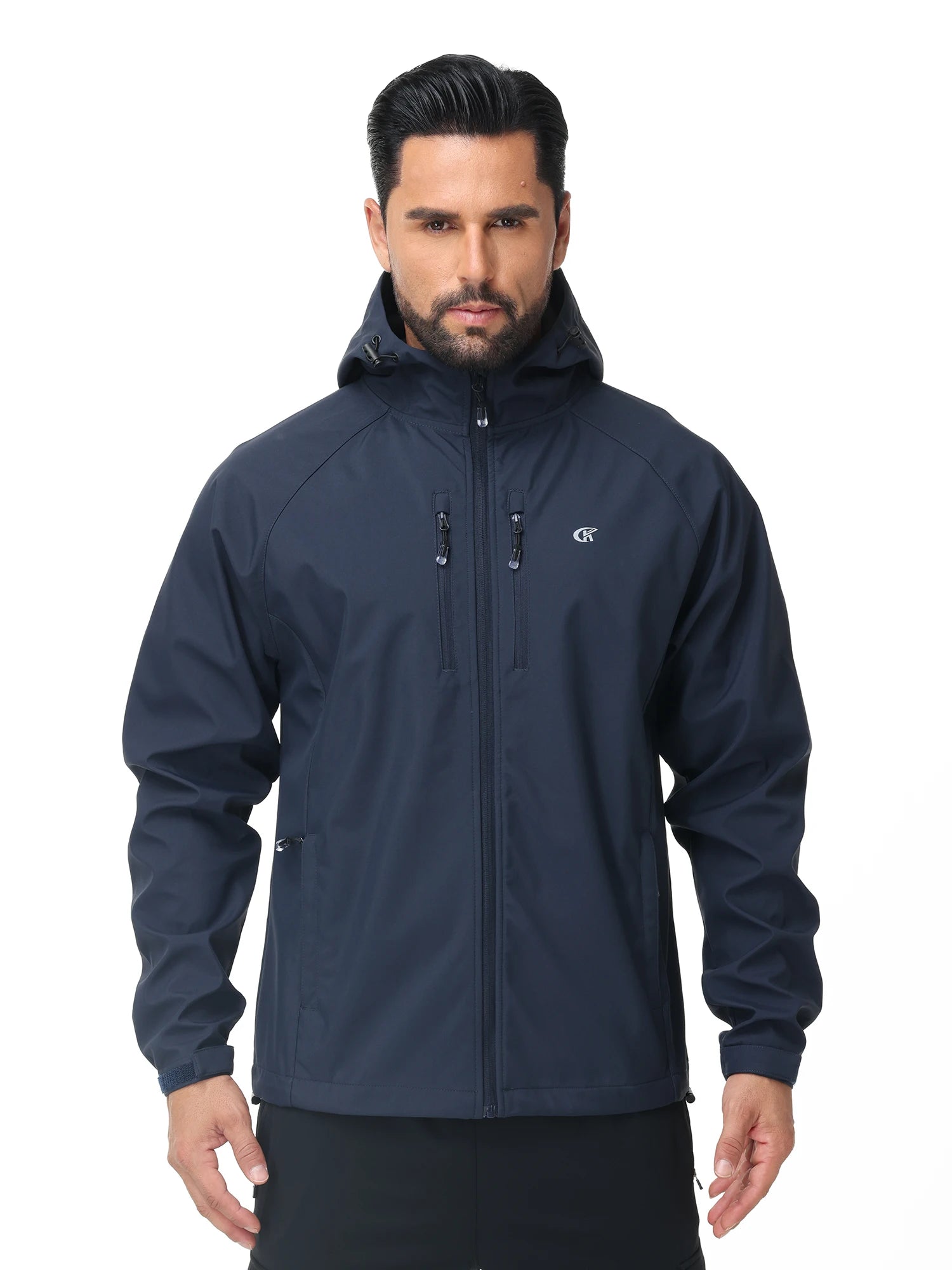 Men's Running Apparel: Lightweight, Waterproof Windbreaker Jacket With Inner Pocket / Rungear