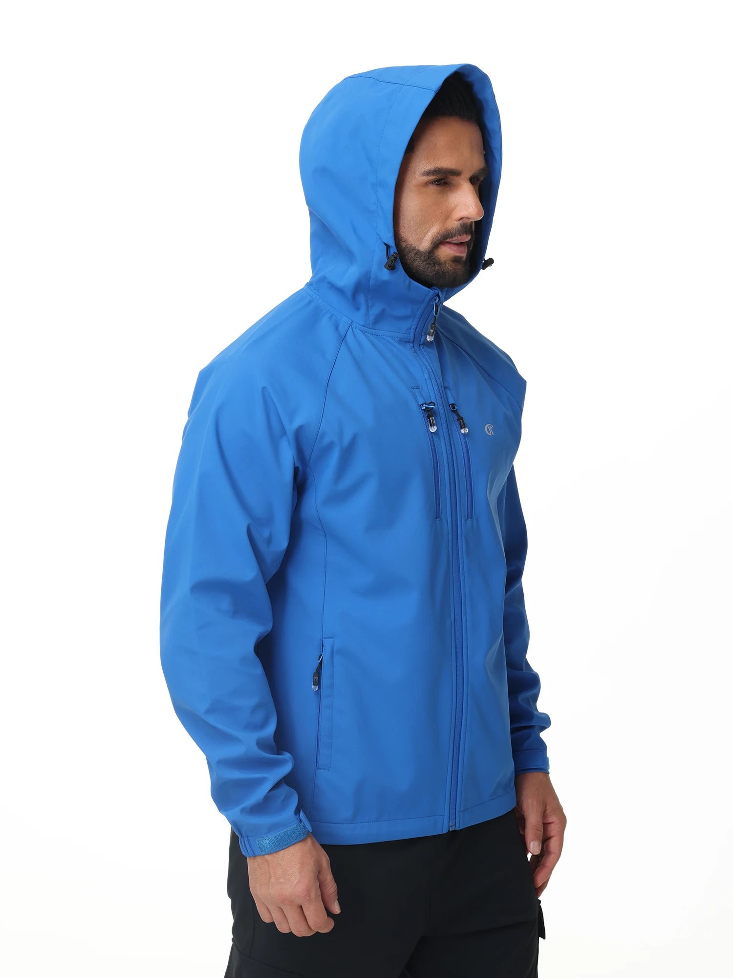 Men's Running Apparel: Lightweight, Waterproof Windbreaker Jacket With Inner Pocket / Rungear