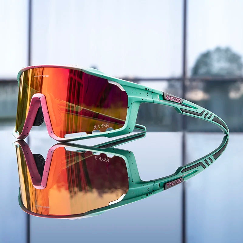 KAPVOE UV400 Glasses Unisex Cycling Outdoor Sports Running Eyewear