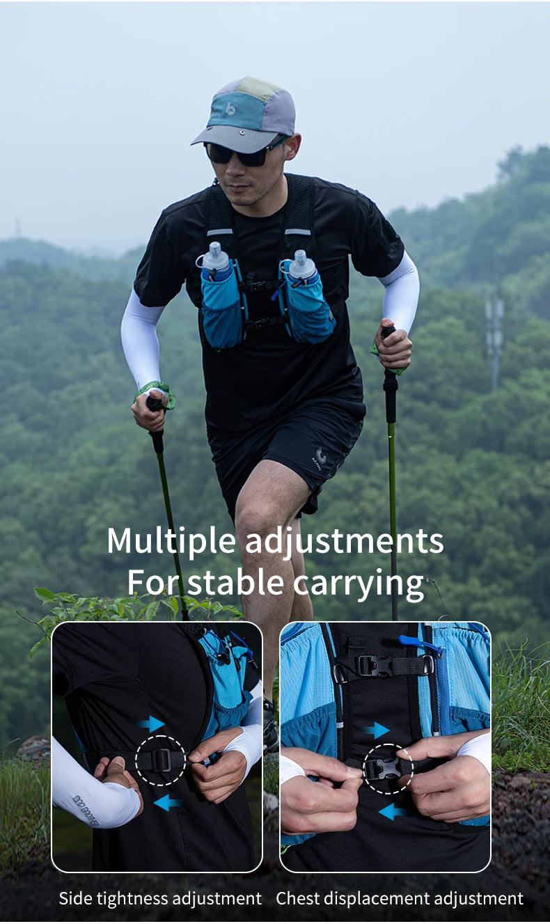 Marathon Vest Gear: MAP BROTHER B109 Breathable, Lightweight, Trail Running, Marathon Hydration Vest Backpack / Rungear