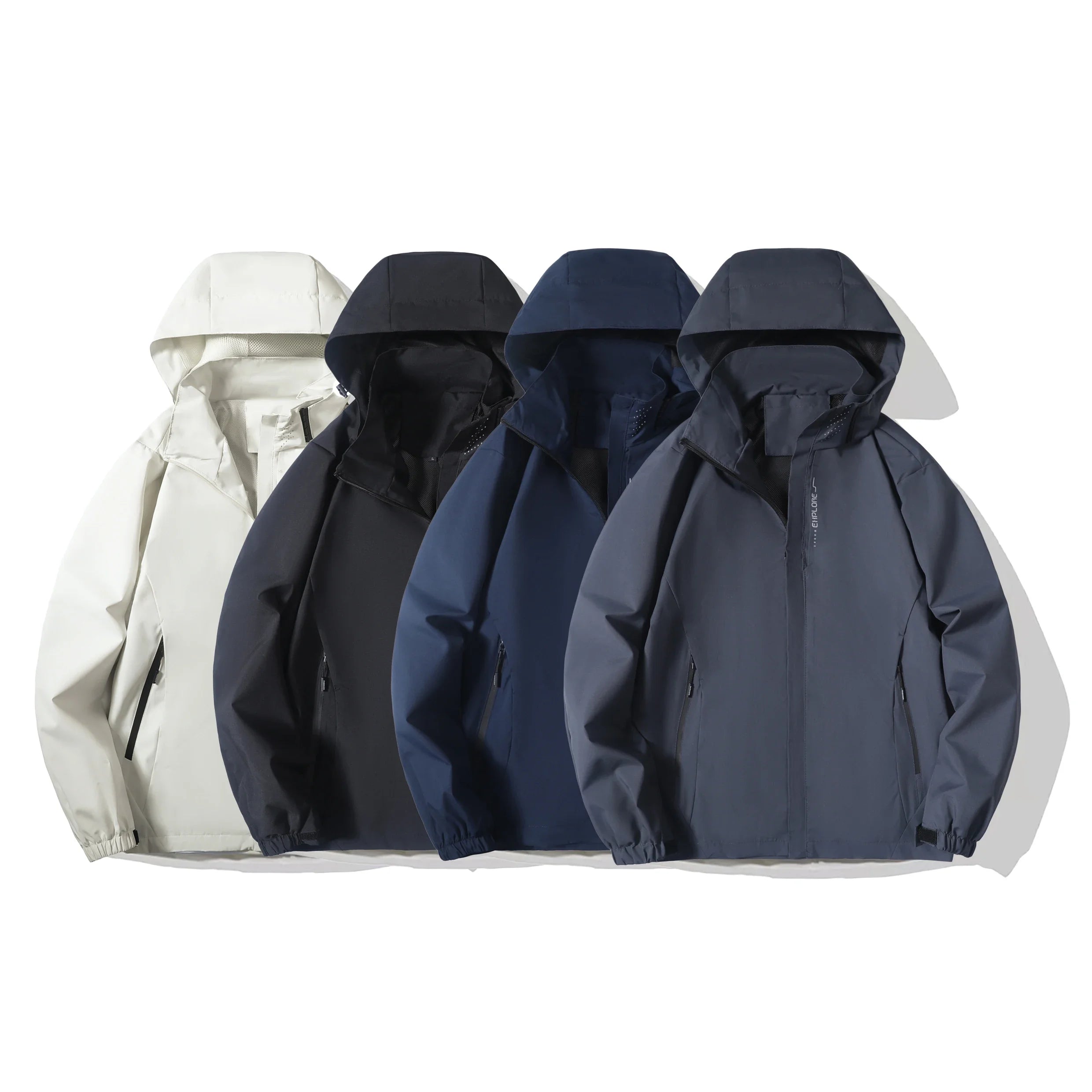 Men's Running And Trail Gear: Waterproof, Lightweight, Windproof Hooded Jacket / Rungear