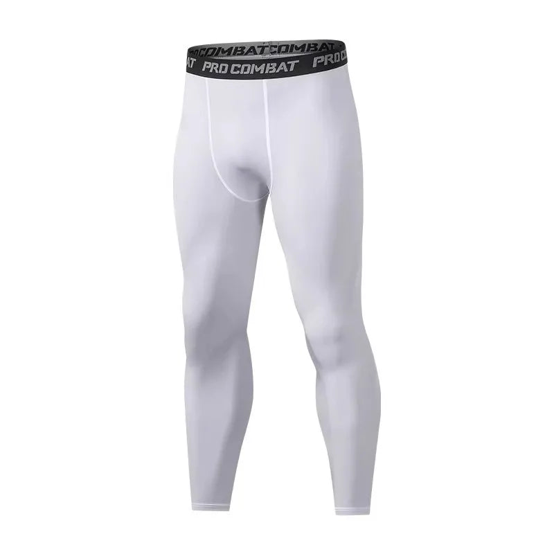 Men's Compression Apparel: Cool Dry, Sports Athletic Compression Workout Running Leggings / Rungear