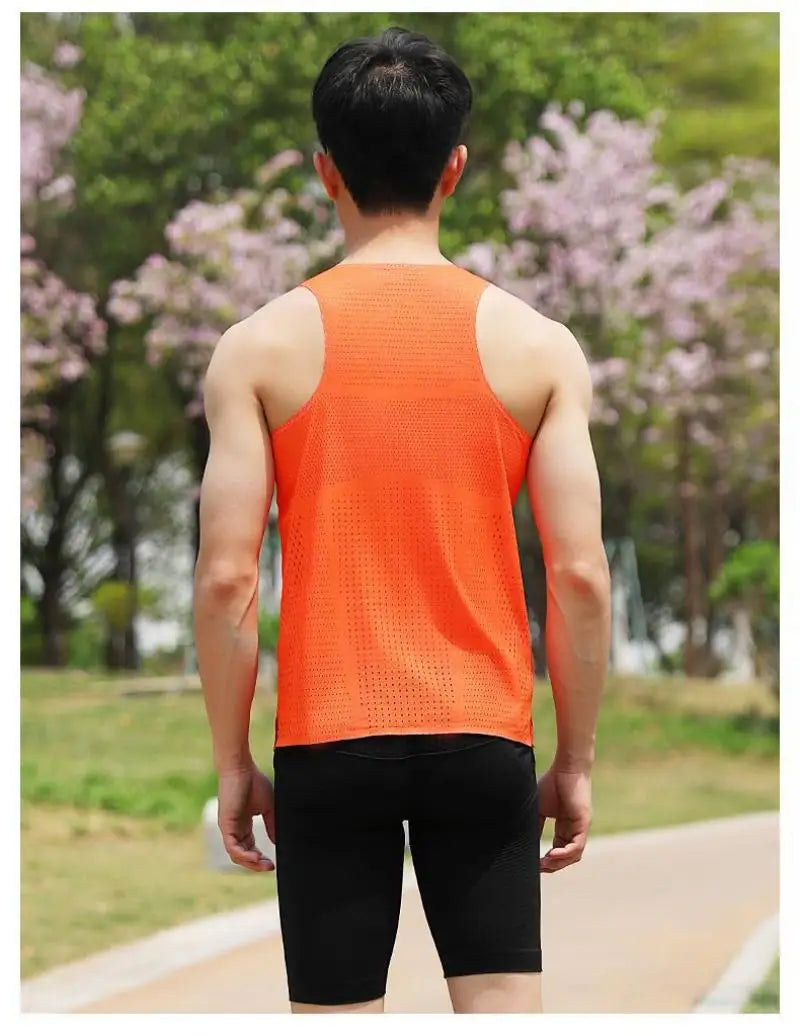 Ultra Light Moisture Wicking Performance Marathon Racing Sports Fitness Tops For Men And Women