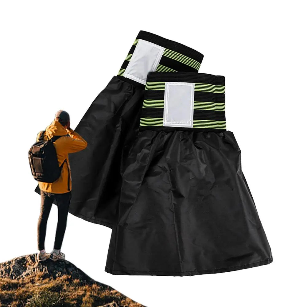 Trail Gear Accessories: Waterproof, Breathable, Adjustable, Men's Low Extended Trail Leg Gaiters For Cycling, Hiking / Rungear