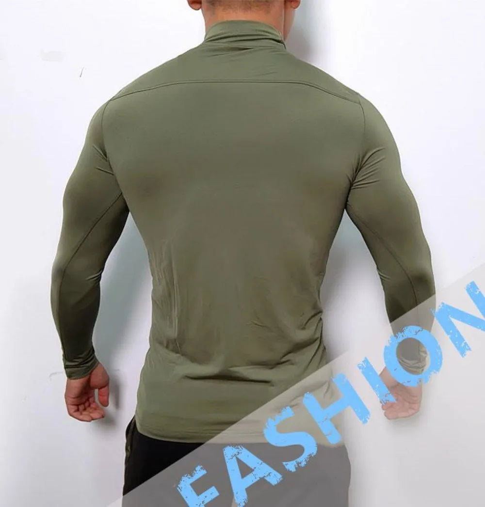 Men's Running Clothing: Long Sleeved, Compression, UV Sun Protection Shirt / Rungear