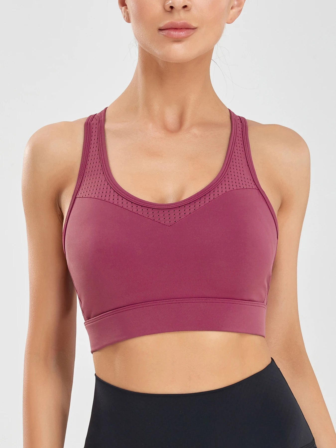 Women's Activewear Apparel: Breathable, High Strength, Shockproof Wireless Underwear Sports Bra / Rungear