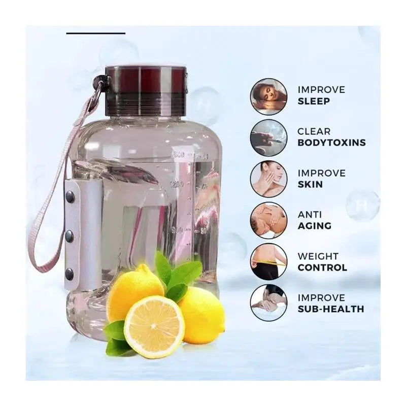 Hydration Gear Accessories: 1.5L Hydrogen Rich Portable Sports Water Bottle, Rich Molecular Hydrogen Water Generator / Rungear