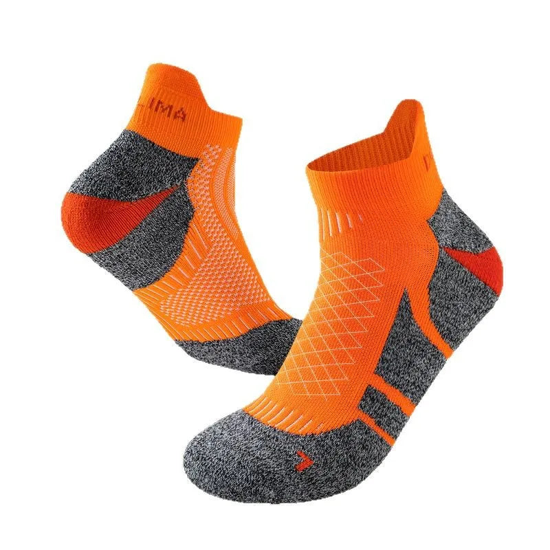 2025 Unisex Professional Thick Cushioned Low Cut Marathon Running Sports Ankle Socks