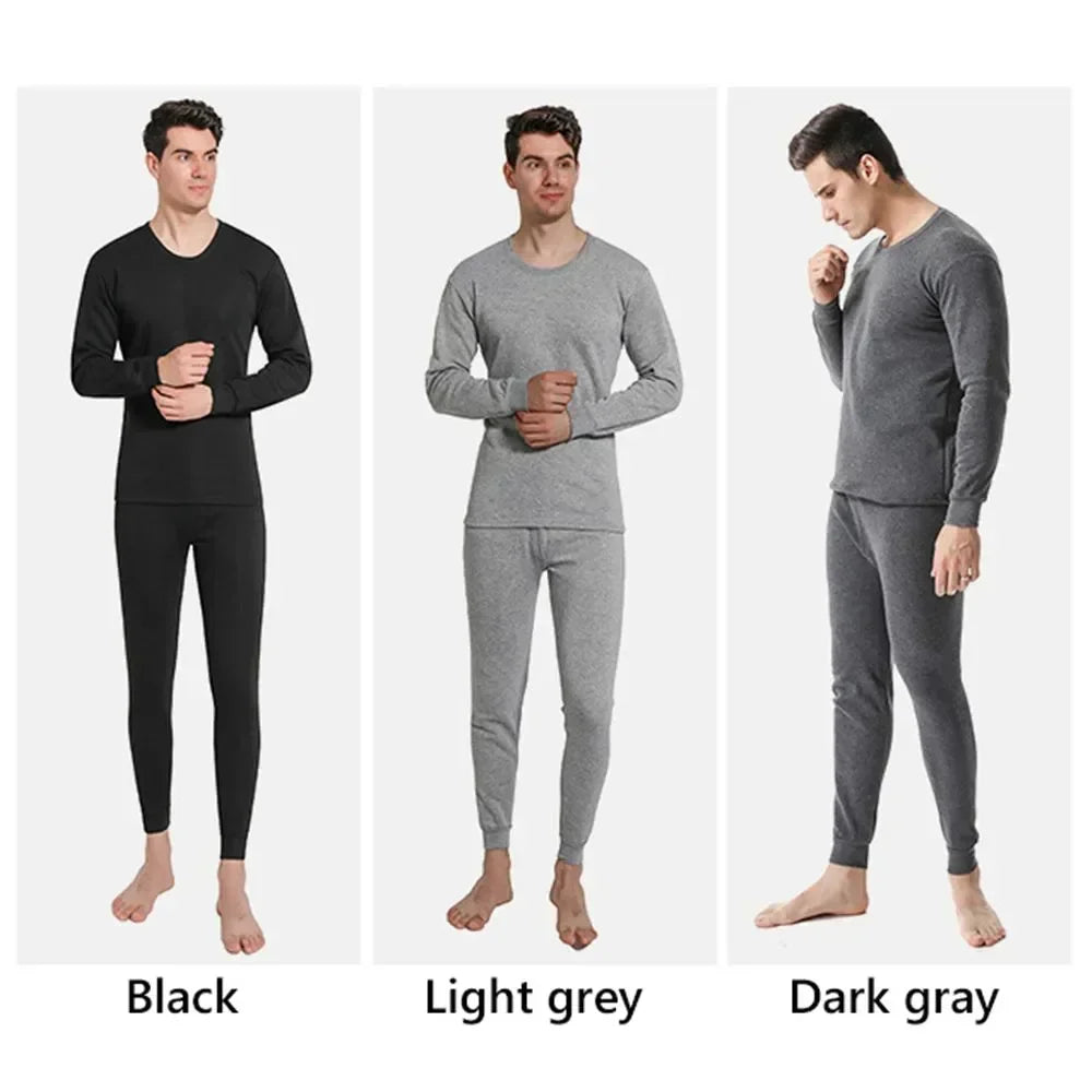 Men's Thermal Apparel: Moisture-Wicking Breathable Long Thermal Underwear Set / Rungear