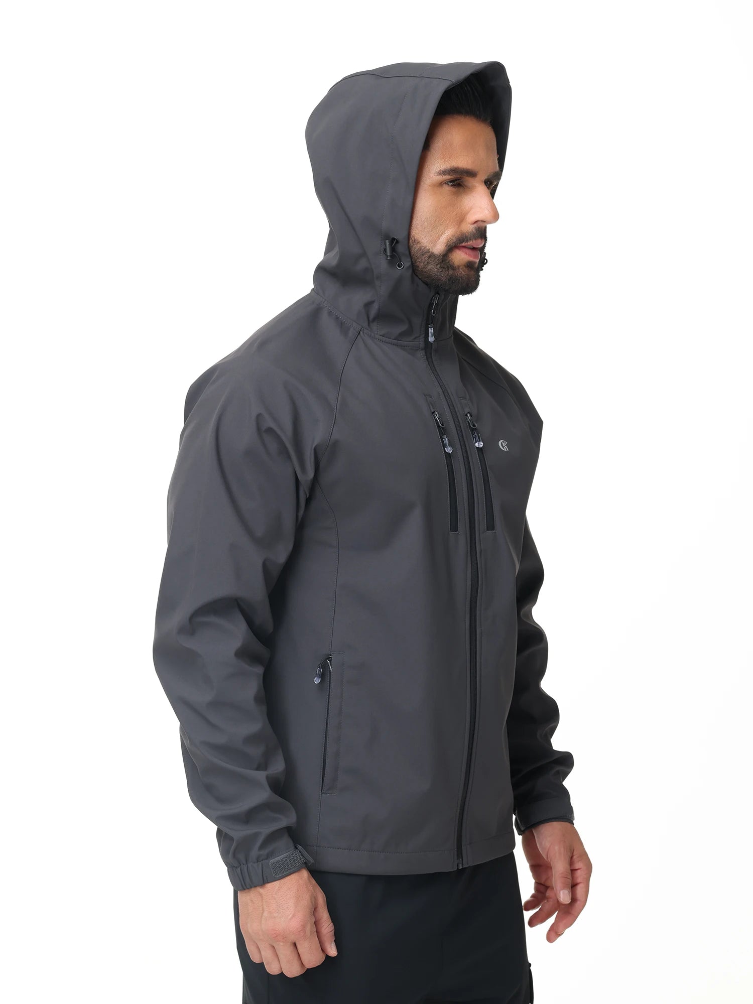Men's Running Apparel: Lightweight, Waterproof Windbreaker Jacket With Inner Pocket / Rungear