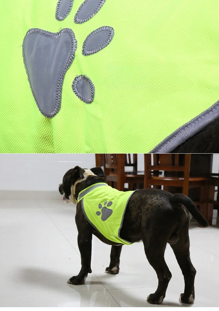 Reflective Dog Gear: Breathable, Safety Outdoor Walking Running Vests For Small, Medium, Large Dogs / Rungear