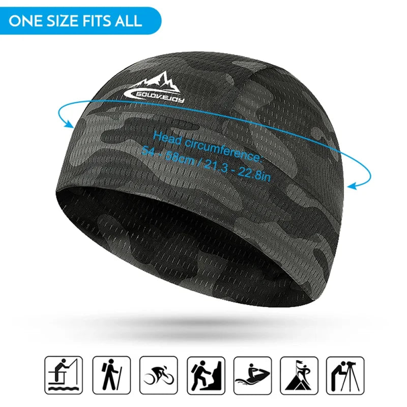 Hat Gear Accessories: Breathable Mesh, Quick-Dry Hiking, Running Sports Beanie Hat / Rungear