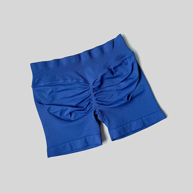 Women's Summer Apparel: Breathable, Thin, High Waisted Casual Sports Shorts, T 4.5" Low Ribbed Band / Rungear