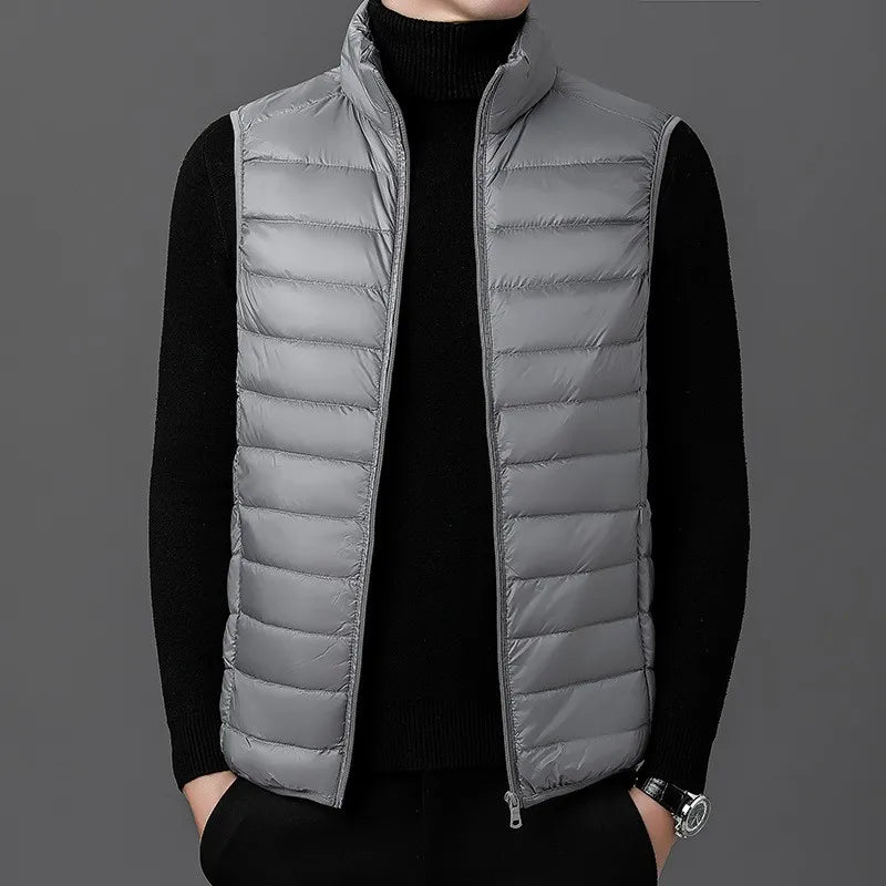 Men's Running Apparel: Warm, Waterproof Sleeveless Vest Jackets / Rungear
