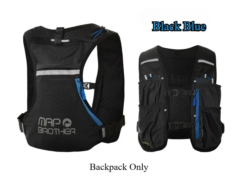 Marathon Vest Gear: MAP BROTHER B109 Breathable, Lightweight, Trail Running, Marathon Hydration Vest Backpack / Rungear