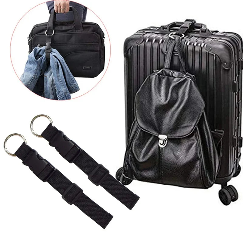 Portable Travel Luggage External Backpack Strap With Release Buckle Strap