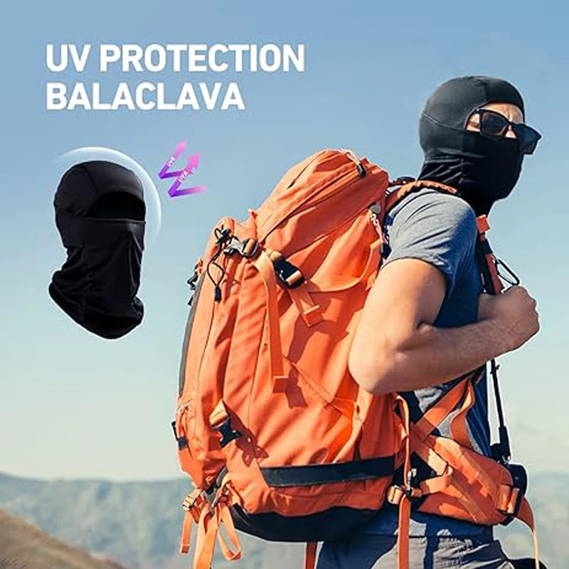 Running Accessories For Winter: 1PC Unisex Hooded Full Face Neck Gaiter / Rungear