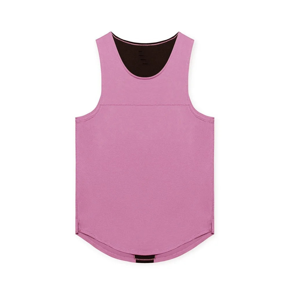 Men's Quick-Dry Apparel: Sleeveless, Breathable Mesh, Quick-Dry Workout Fitness Tank Top Singlet / Rungear