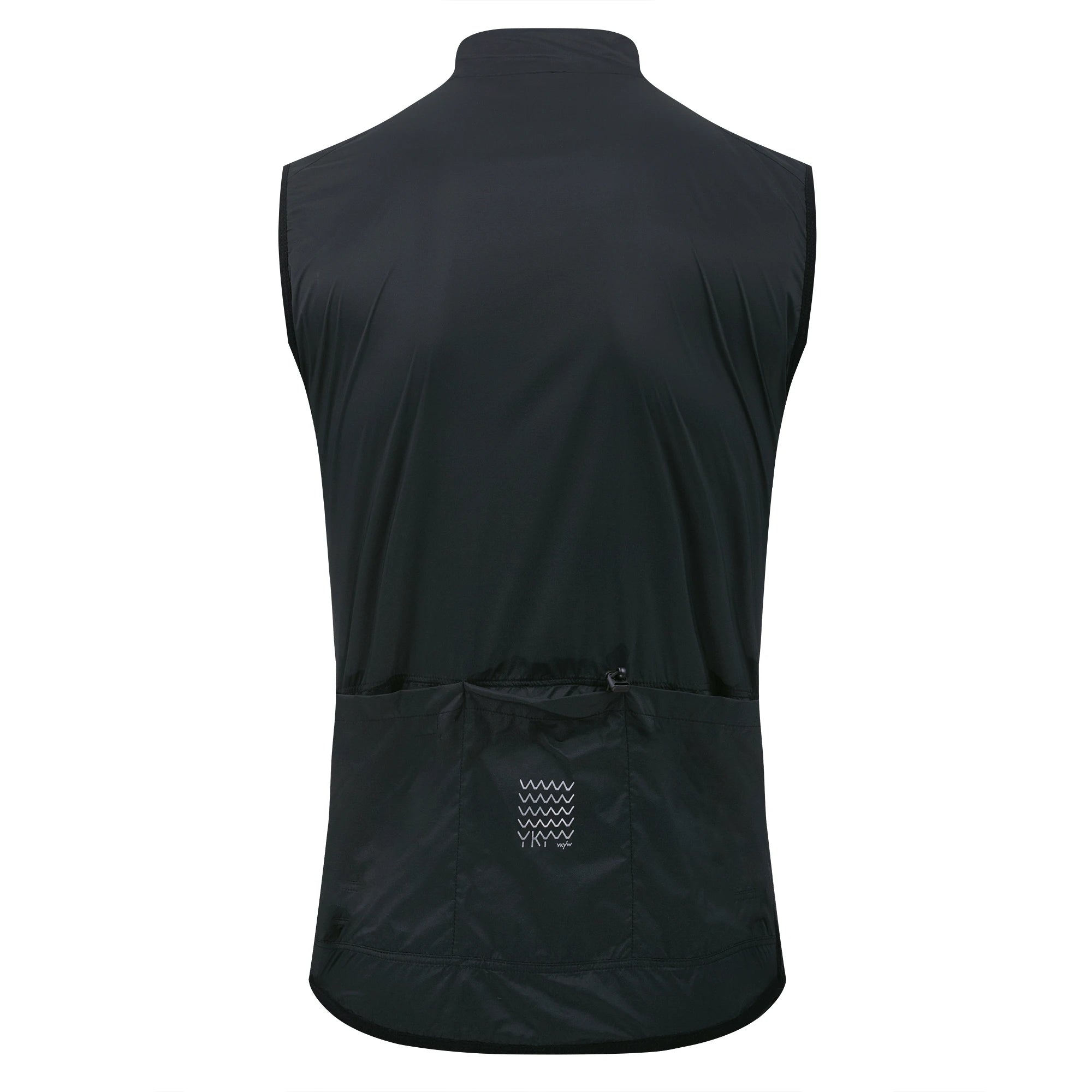 Men's Windproof Apparel: YKYWBIKE 2026 Portable, Windproof, Breathable YKK 2-Way Windbreaker Vest With Zipper / Rungear