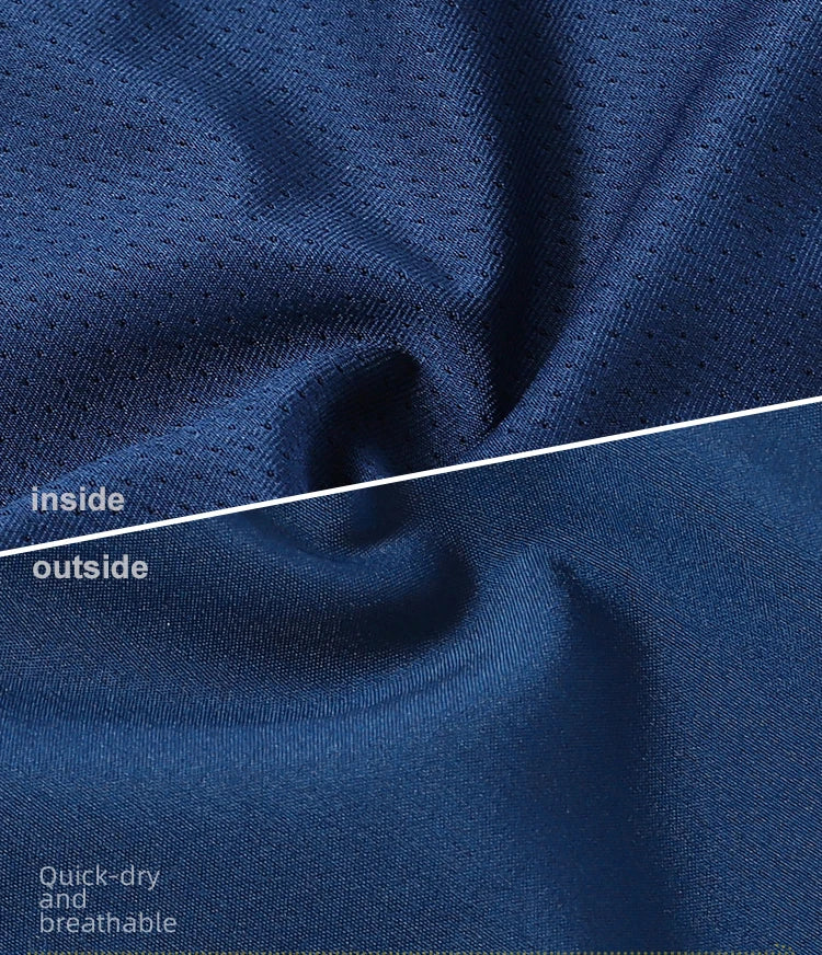 Men's 2 in 1 High Waist Training Gym Fitness Workout Sports Shorts Pants Double Layer B233