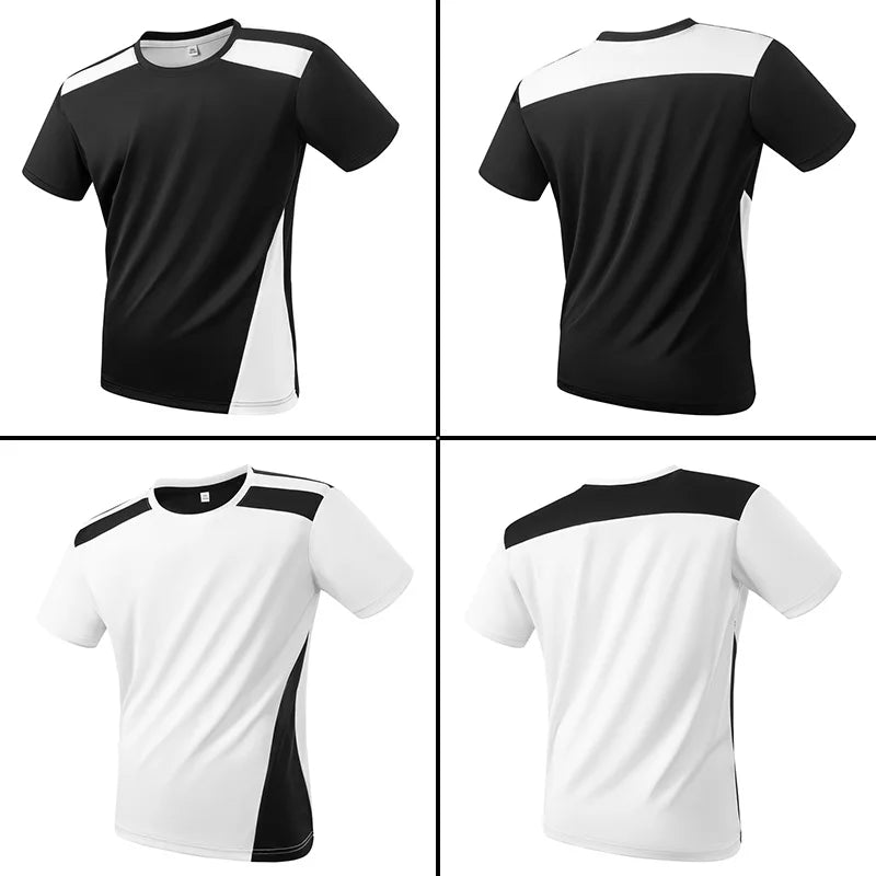 Men's Quick Dry Shirts: Lightweight, Short Sleeved Running Round Neck Sports Shirt / Rungear