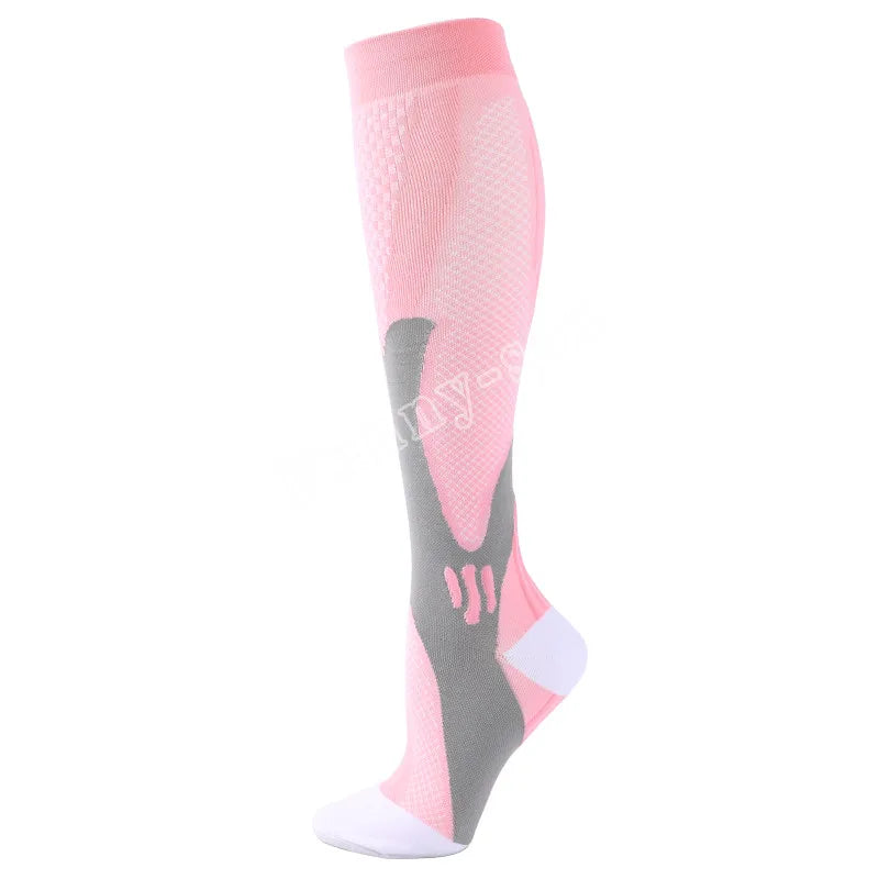Running Compression Socks: 1 PC Medical 20-30mmhg Compression Socks for Flight, Travel, Pregnancy, Edema Diabetes, Varicose Veins / Rungear