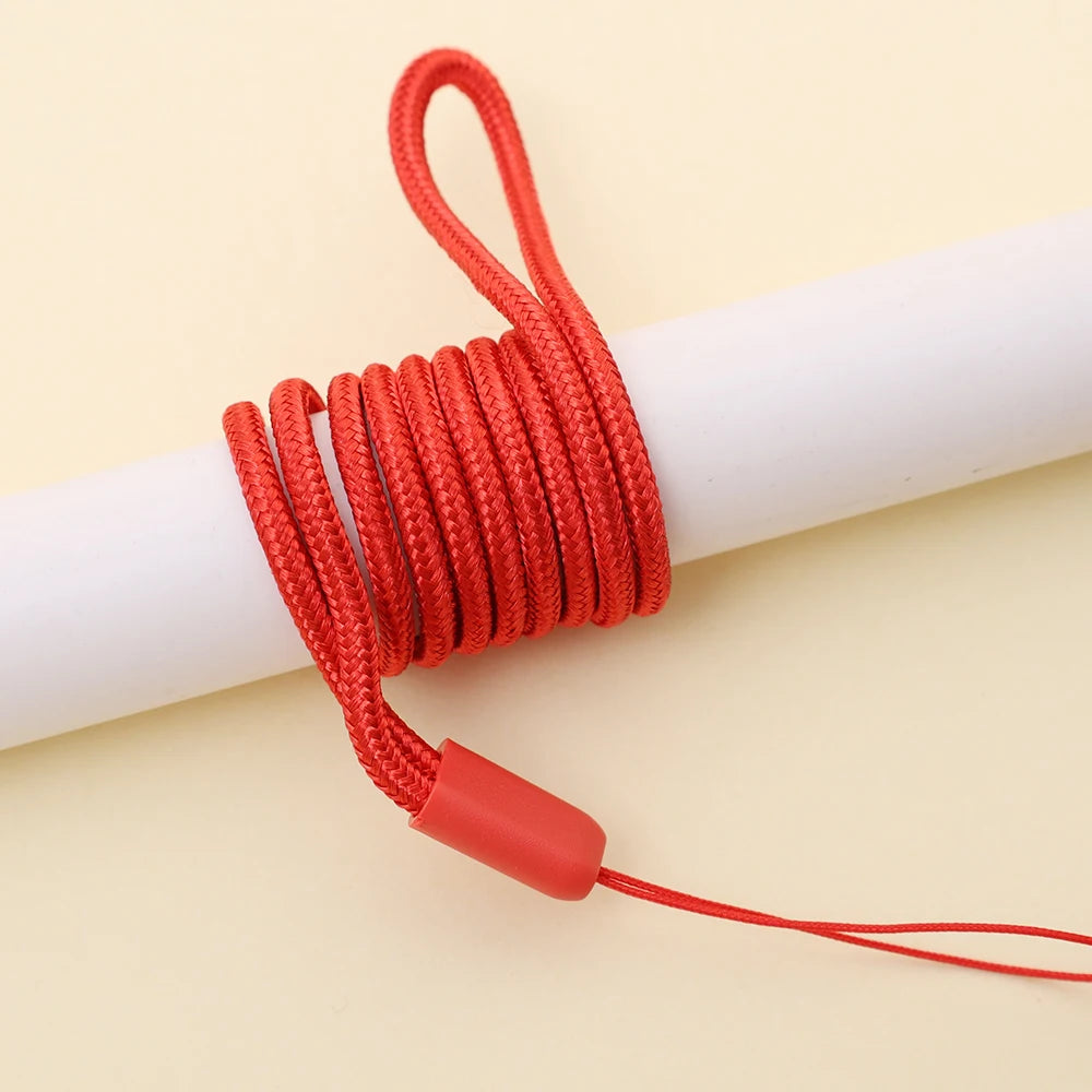 Nylon Multi-purpose Lanyard for Mobile Phone Safety Tools and Emergency Whistles for Running Walking Hiking