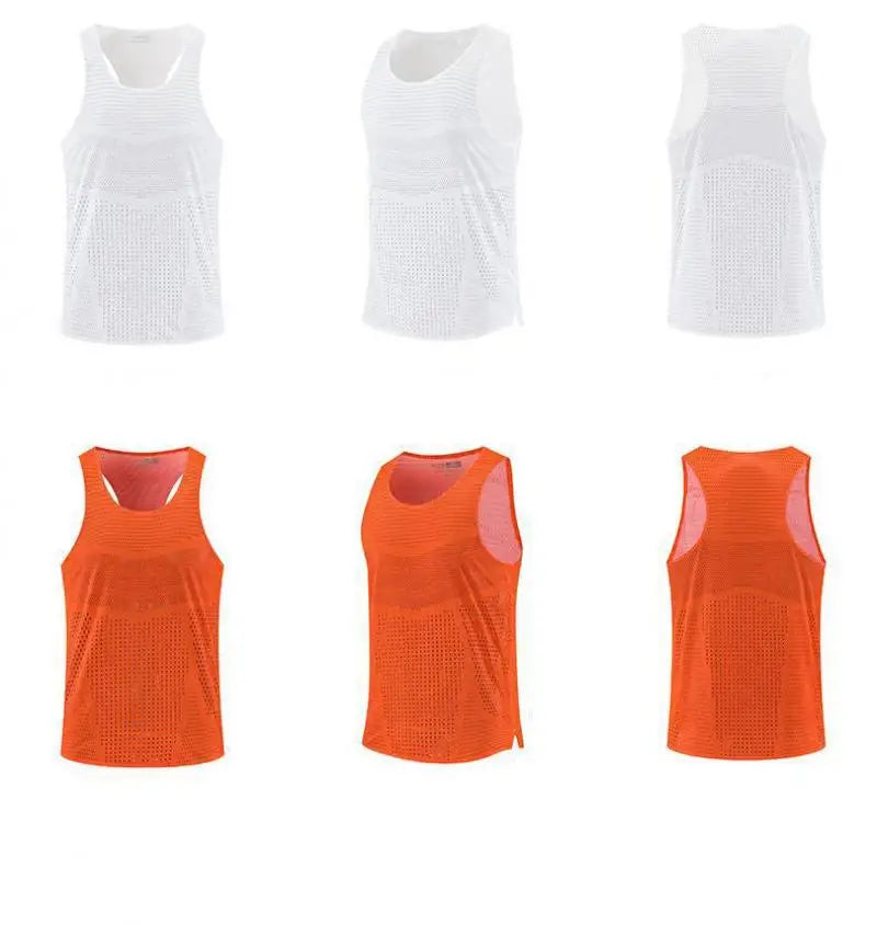 Ultra Light Moisture Wicking Performance Marathon Racing Sports Fitness Tops For Men And Women