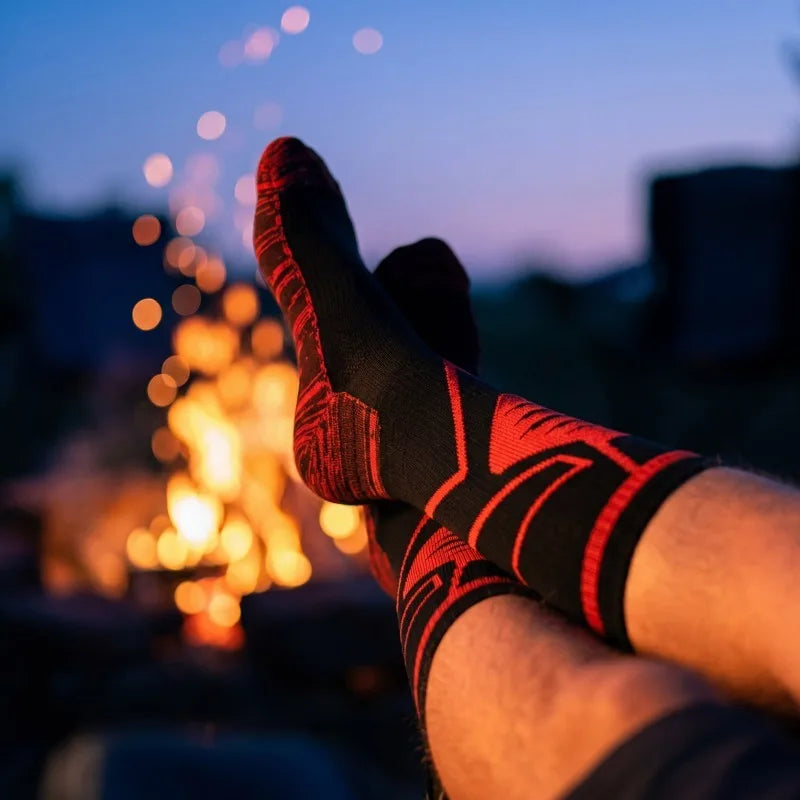 Men's Socks Accessories: Men's Waterproof, Breathable, Anti-Slip, Knee-High Hiking Socks  for All Sports, Hiking, Running / Rungear