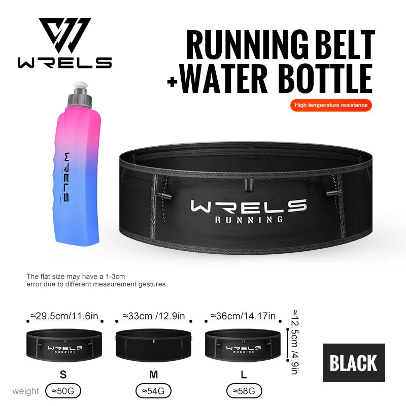 Running Belt Gear: WRELS, Multi-Functional, Large Capacity, Breathable, Invisible Running Waist Bag / Rungear