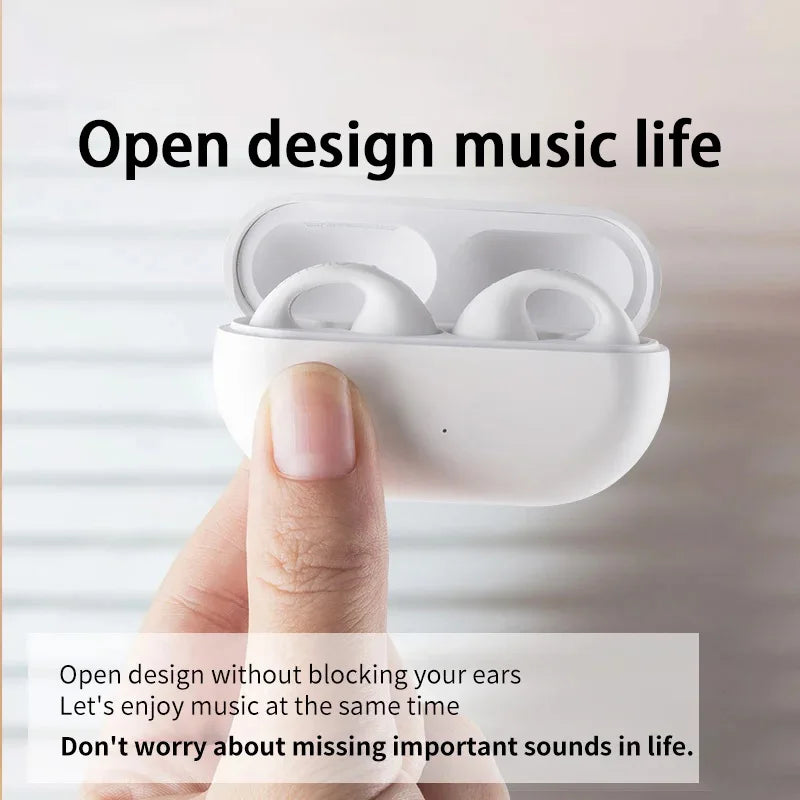 Running Tech Accessories: Bone Conduction Earphones-Clips, Bluetooth, Wireless, 3D Surround / Rungear