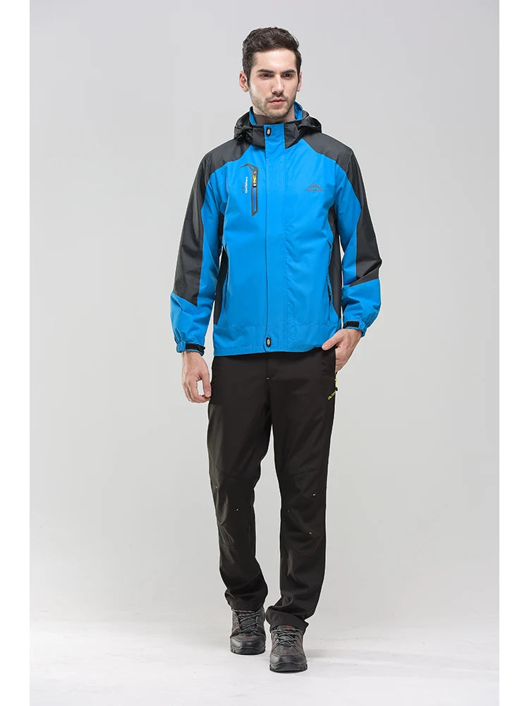 Men's Running And Trail Gear Apparel: Thermal, Waterproof, Windproof, Hooded Jacket and Pants Sets / Rungear