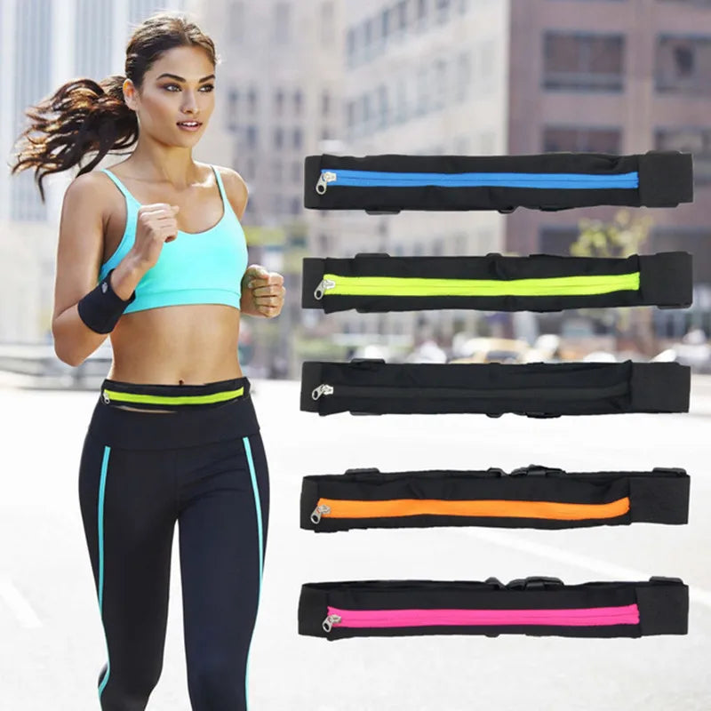 Run Gear Accessories: Invisible Mini Waterproof Elastic Waist Bag Belt / Rungear