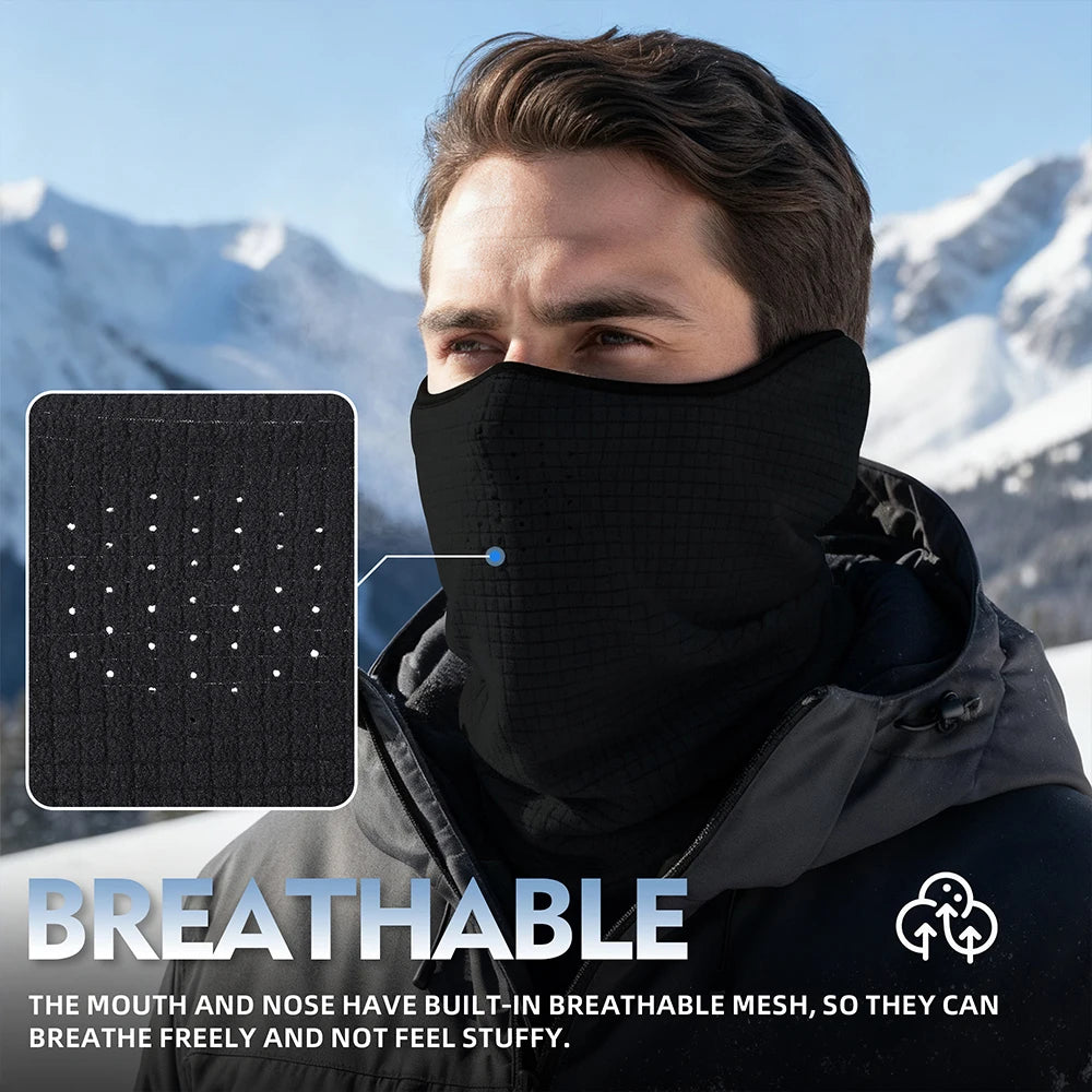 Winter Hat Gear: Unisex, Windproof, Half-Face Neck Gaiter Sports Mask for Cycling, Hiking, Running, Outdoor Sports / Rungear