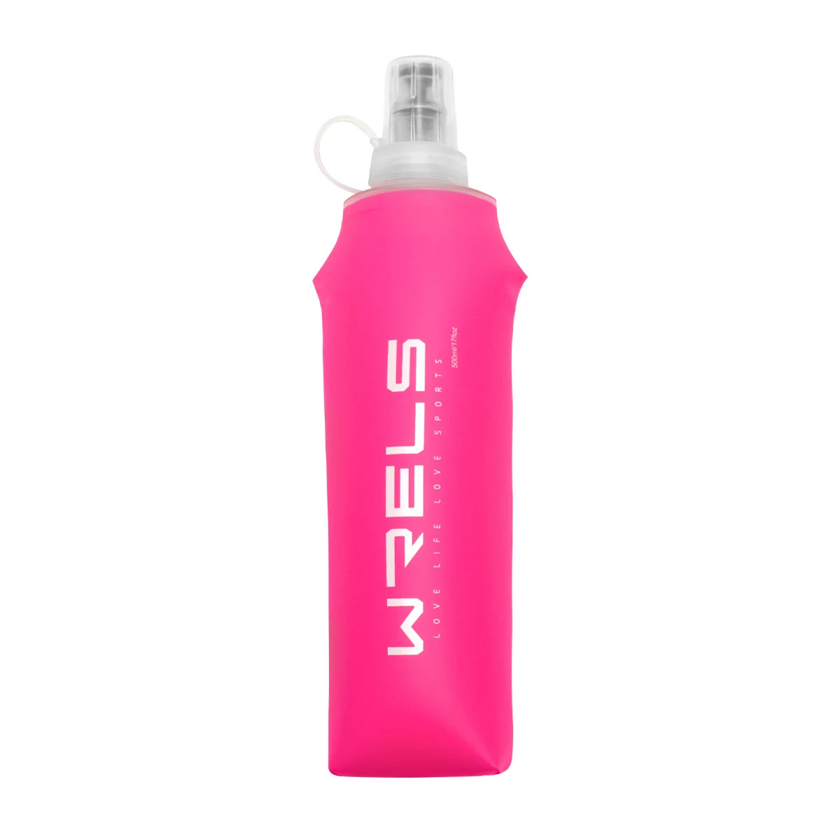 WRELS BPA Free Soft Water Bottle Folding Bag Flask Outdoor Running Hydration Pack