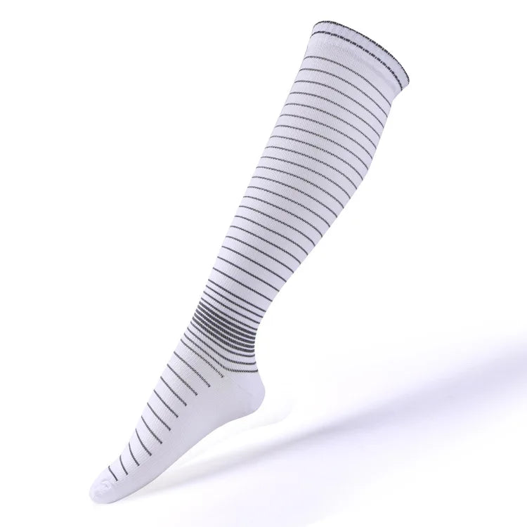 Compression Sock Accessories: Unisex Non-Slip, Knee-High Sports Compression Socks For Fitness / Rungear