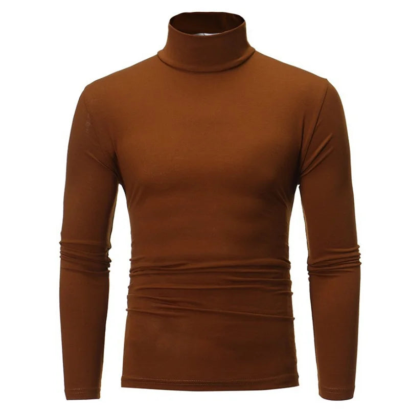 Men's Thermal Apparel:  Winter High Neck, Slim Fit, Long Sleeved, Thermal Shirt / Rungear