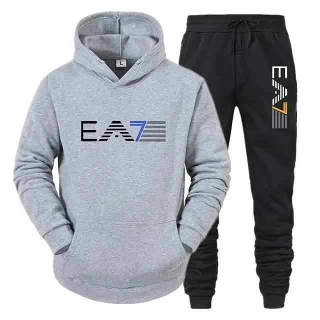 Men's Winter Apparel: Casual, Cool Weather Jogging Training Sportswear 2 PC Sets / Rungear