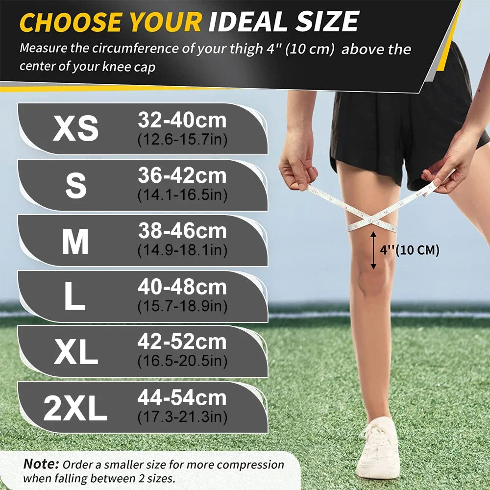 Running Compression Apparel: 1PC Full Length, Unisex, Compression Sports Leg Sleeve for Thigh, Knee, Calf / Rungear