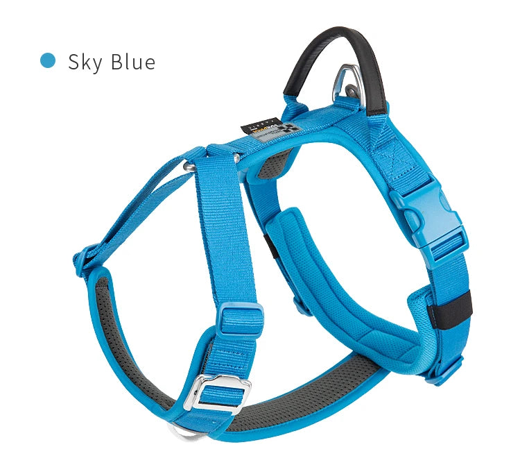 Dog Gear Accessories: SMALL COMBINATION No Pull, Nylon, Adjustable, Reflective, Comfortable, Dog Control Harness / Rungear