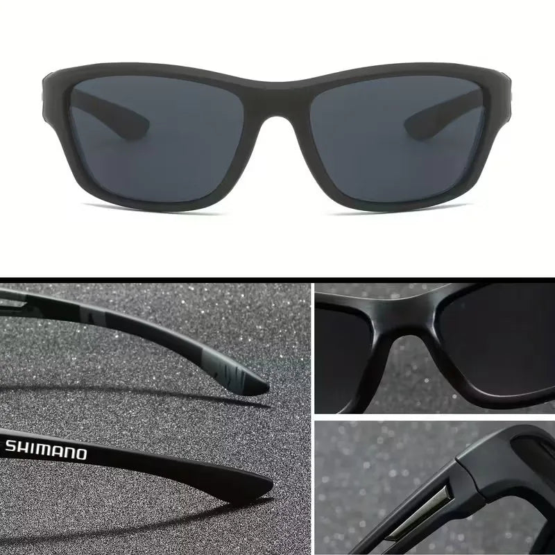 Sunglasses Gear Accessories: Shimano UV400 Unisex Polarized Protective Outdoor Sports Sunglasses / Rungear