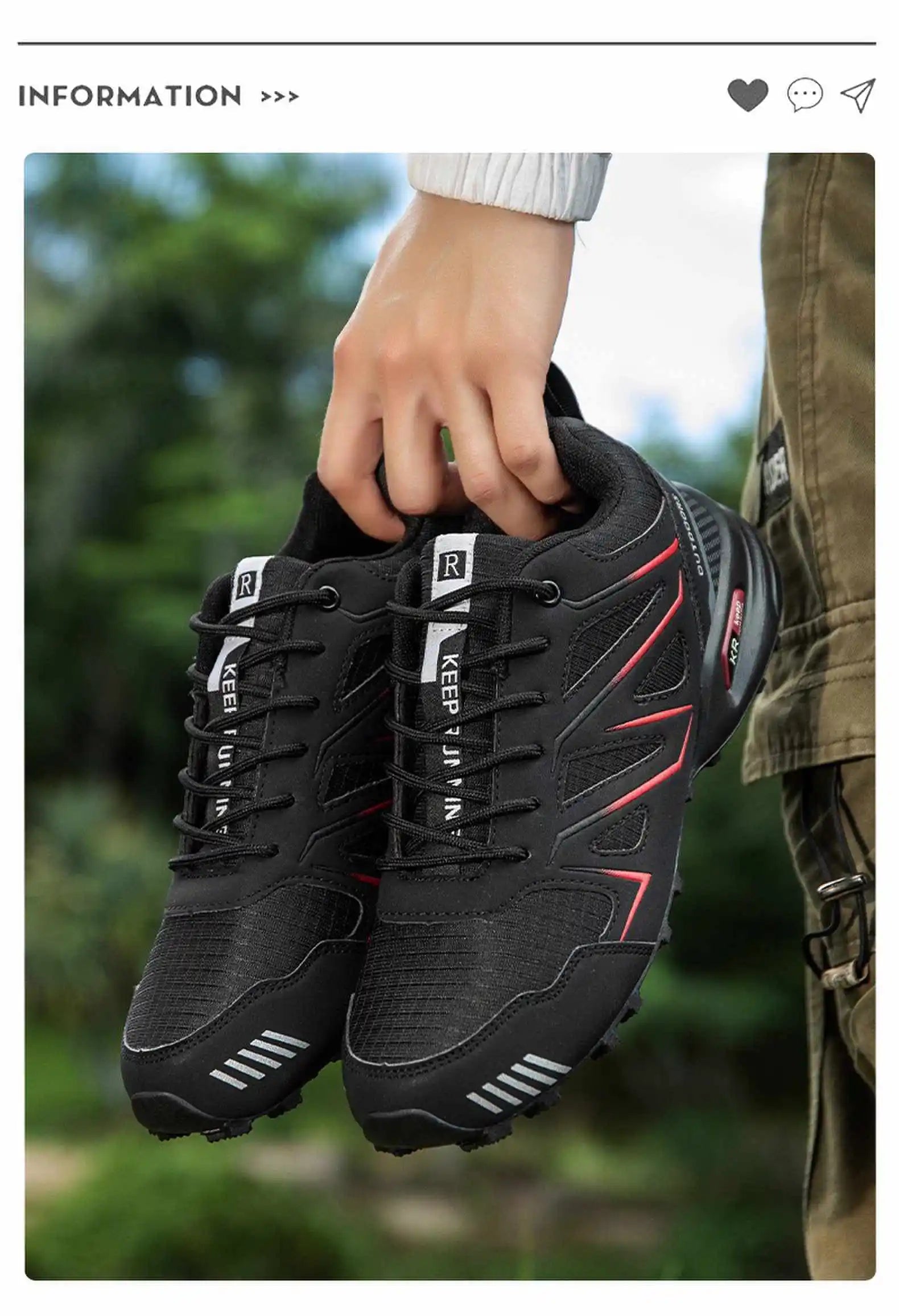 Hiking Shoe Gear: Men's Outdoor, Waterproof, Hiking, Walking Shoes / Rungear